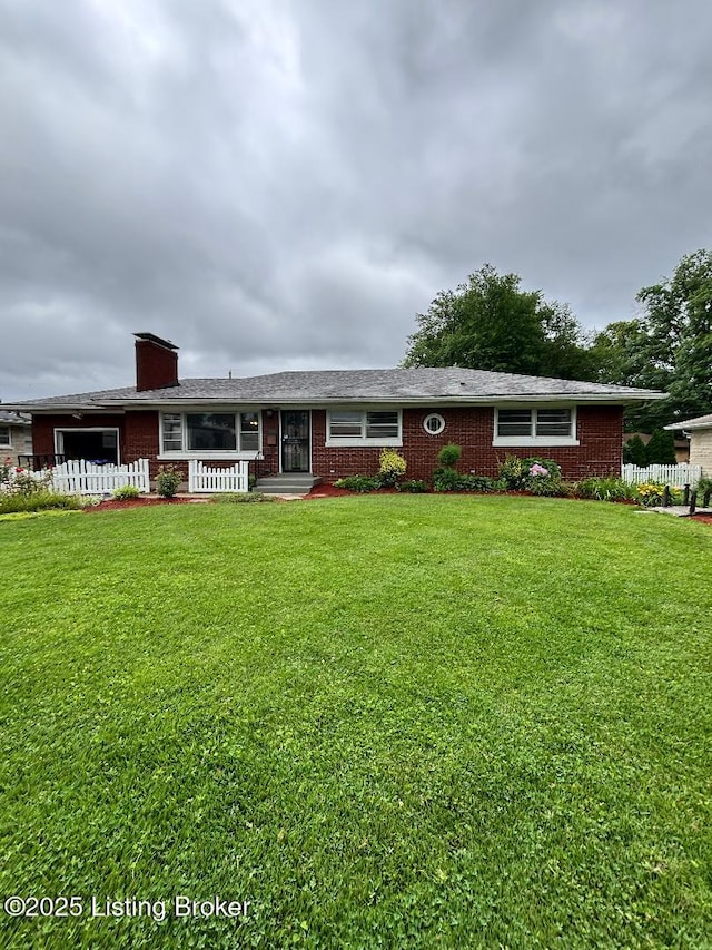 2707 Sharon Way, Louisville, KY 40220 - single story home with brick siding and a chimney