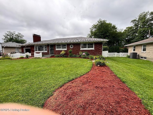 2707 Sharon Way, Louisville, KY 40220 - view of front of house with brick siding and a chimney