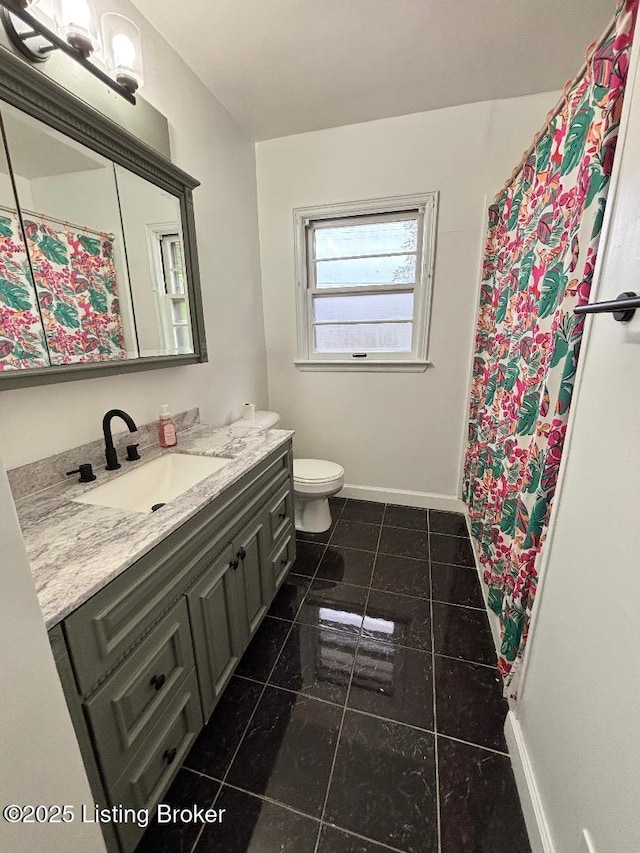 2707 Sharon Way, Louisville, KY 40220 - bathroom featuring vanity, tile patterned flooring, and a shower with shower curtain