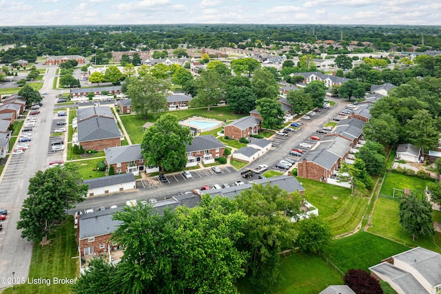 1251 Westlynne Way Apt 2, Louisville, KY 40222 - aerial view of property and surrounding area with nearby suburban area