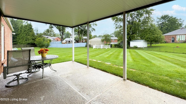 2204 Renown Dr, Jeffersontown, KY 40299 - view of patio / terrace featuring outdoor dining area