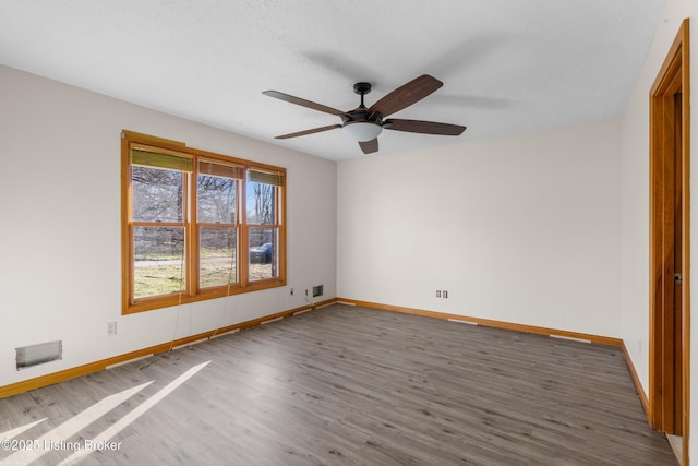 595 Centerview Dr, Shepherdsville, KY 40165 - spare room with wood finished floors and a ceiling fan