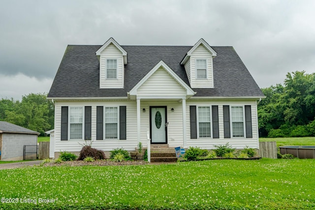 6102 Dalia Ct, Louisville, KY 40272 - cape cod house featuring roof with shingles and a gate
