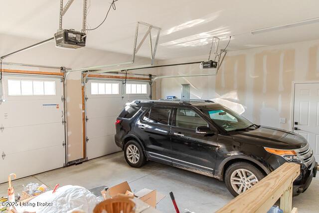 2370 N Borcherding Rd, Madison, IN 47250 - garage with a garage door opener