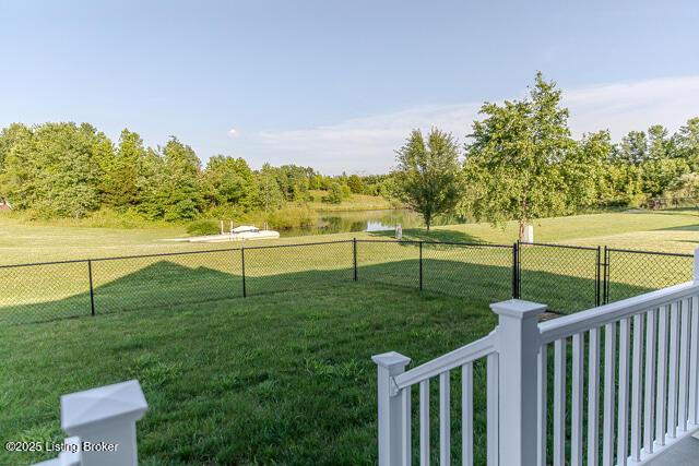 2370 N Borcherding Rd, Madison, IN 47250 - view of yard with a water view