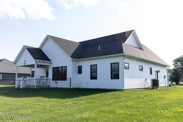 2370 N Borcherding Rd, Madison, IN 47250 - rear view of house