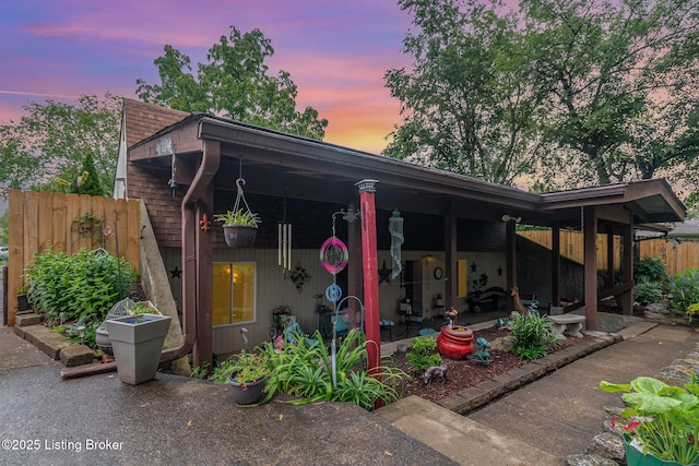 4906 Roman Dr, Louisville, KY 40291 - rear view of house featuring a patio area