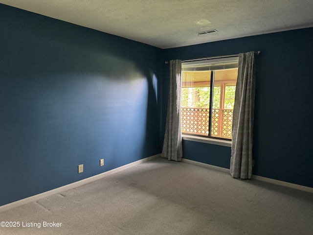 487 Piping Rock Rd, Brandenburg, KY 40108 - carpeted empty room featuring a textured ceiling and baseboards