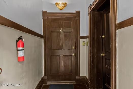 1129 S Brook St # 4, Louisville, KY 40203 - doorway with baseboards