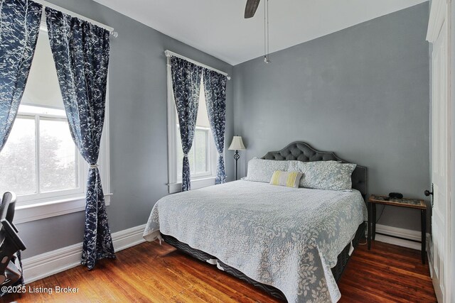 1331 Highland Ave, Louisville, KY 40204 - bedroom featuring wood finished floors and a ceiling fan