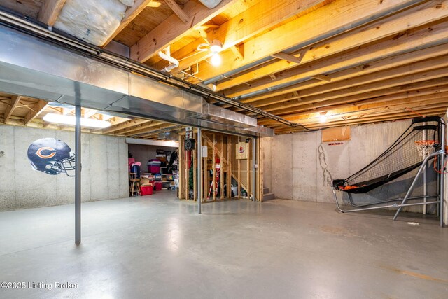 17804 Birch Bend Cir, Fisherville, KY 40023 - view of unfinished below grade area
