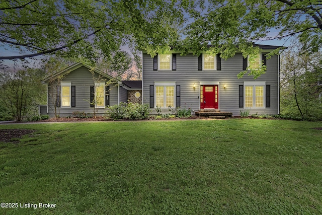 1908 Landing Rd, Prospect, KY 40059 - colonial house featuring a front lawn