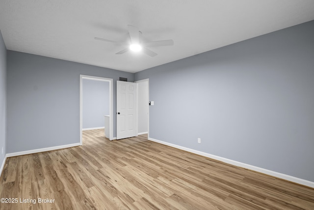 1908 Landing Rd, Prospect, KY 40059 - empty room with a ceiling fan and light wood-style flooring