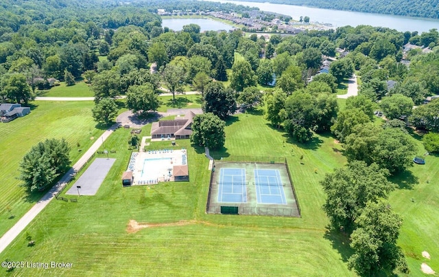 1908 Landing Rd, Prospect, KY 40059 - drone / aerial view of a large body of water and a pool