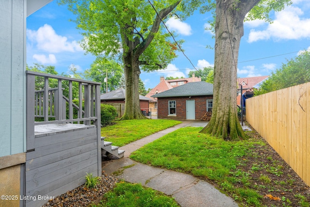 2144 Baringer Ave, Louisville, KY 40204 - view of fenced backyard