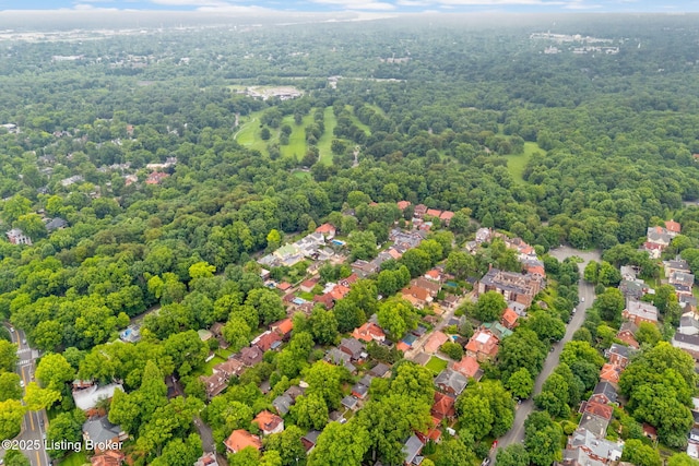 2144 Baringer Ave, Louisville, KY 40204 - aerial view of residential area with a heavily wooded area