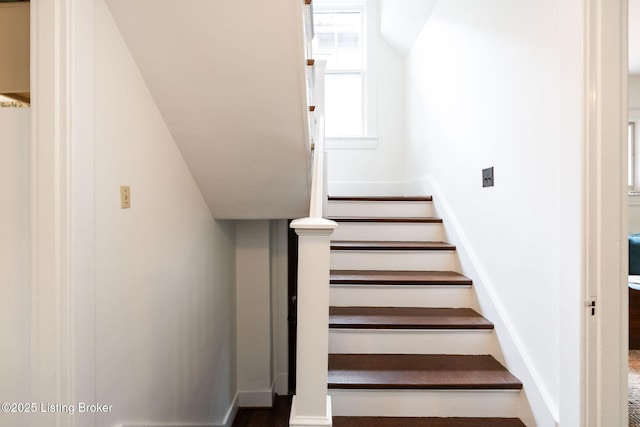 2144 Baringer Ave, Louisville, KY 40204 - stairs featuring baseboards