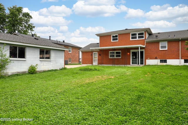 6218 Helenjean Way, Louisville, KY 40272 - back of house featuring a yard and brick siding