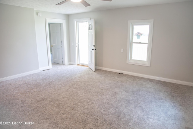 6099 Bloomfield Rd, Springfield, KY 40069 - unfurnished room with ceiling fan and light colored carpet