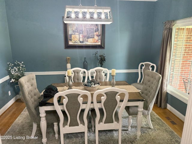 117 Deep Springs Dr, Bardstown, KY 40004 - dining space with wood finished floors and baseboards