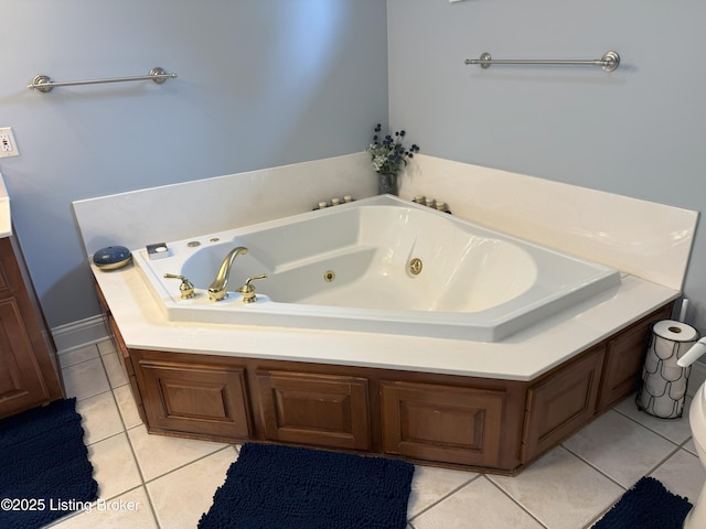 117 Deep Springs Dr, Bardstown, KY 40004 - full bathroom featuring tile patterned floors and a tub with jets