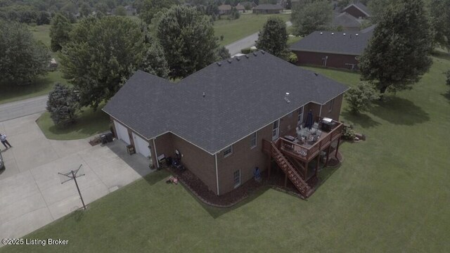 117 Deep Springs Dr, Bardstown, KY 40004 - view from above of property