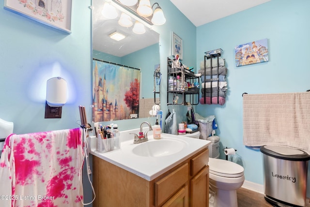 101 Bond St, Lawrenceburg, KY 40342 - full bath with vanity and wood finished floors
