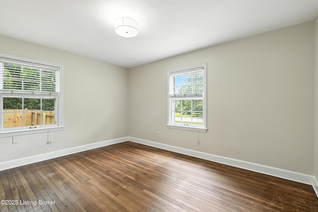 335 Ridgeway Ave, Louisville, KY 40207 - empty room featuring dark wood finished floors and baseboards