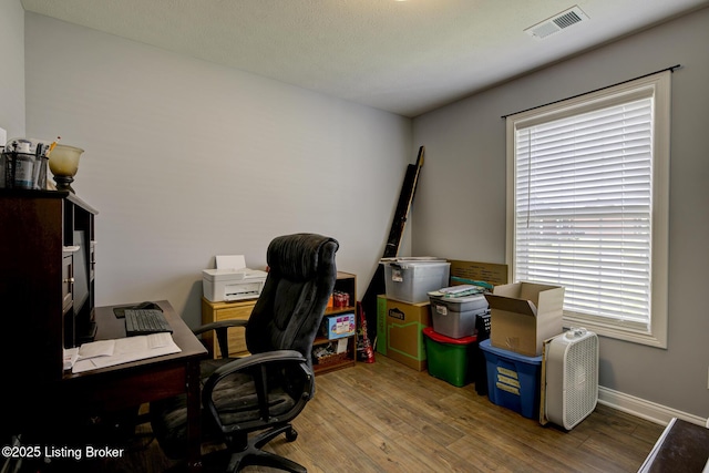 126 Shallow Springs Ct, Bardstown, KY 40004 - office area featuring wood finished floors