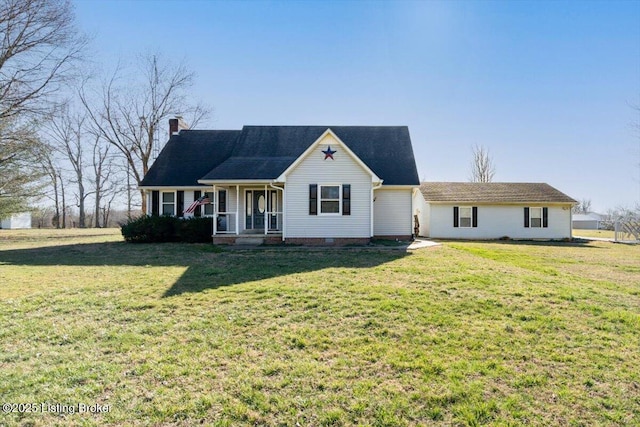 570 Sulphur Rd, Smiths Grove, KY 42171 - view of front of property with a chimney and a front yard