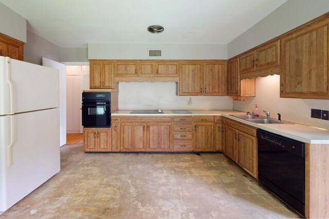 9212 Preston Hwy, Louisville, KY 40229 - kitchen featuring black appliances and light countertops
