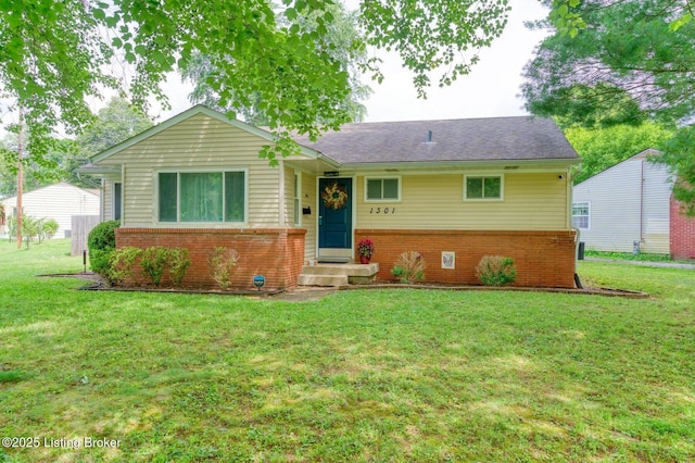 1301 Mark Trail Rd, Louisville, KY 40242 - ranch-style home with brick siding and a front lawn