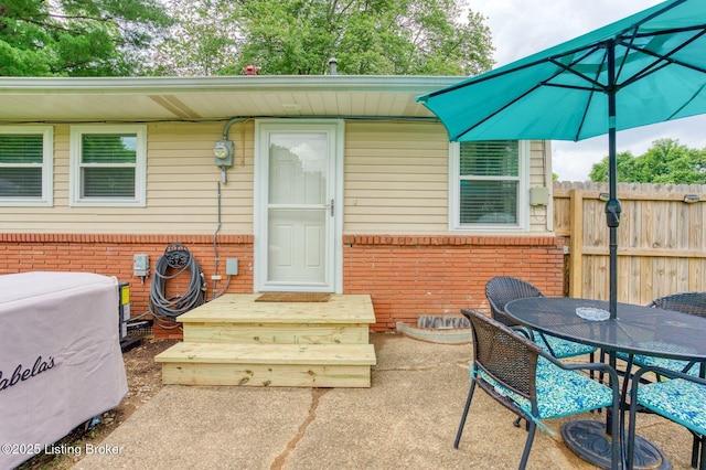 1301 Mark Trail Rd, Louisville, KY 40242 - view of patio / terrace featuring outdoor dining space