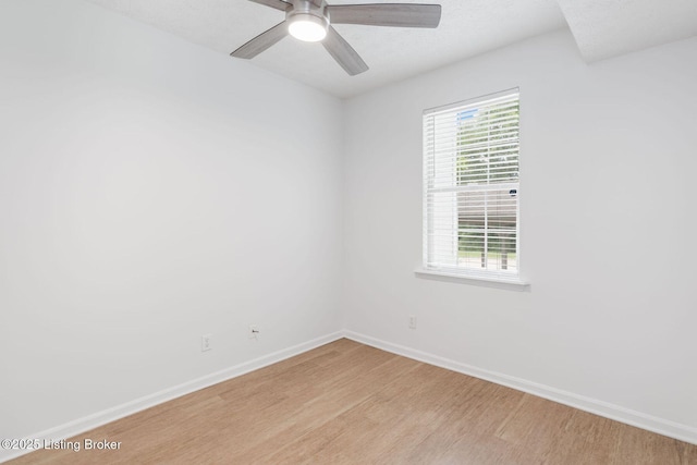 13404 Prospect Glen Way, Prospect, KY 40059 - empty room with light wood-style floors and ceiling fan