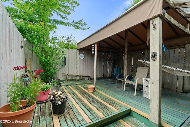 710 Victoria Ct, New Albany, IN 47150 - view of wooden deck
