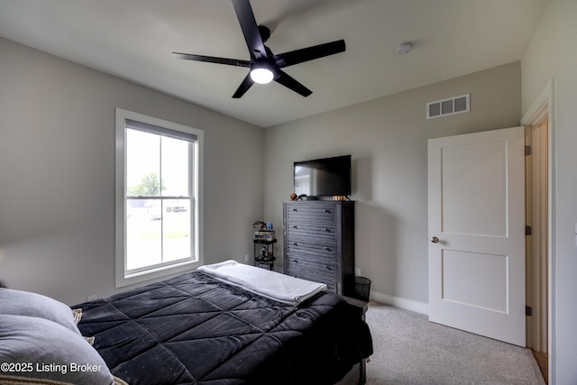 1605 Meremont Ridge Rd, Louisville, KY 40245 - carpeted bedroom with baseboards and a ceiling fan