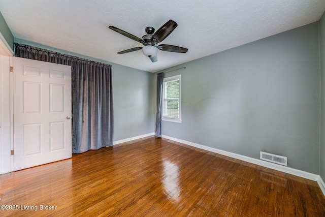 4229 Hillbrook Dr, Louisville, KY 40220 - empty room with wood finished floors and a ceiling fan
