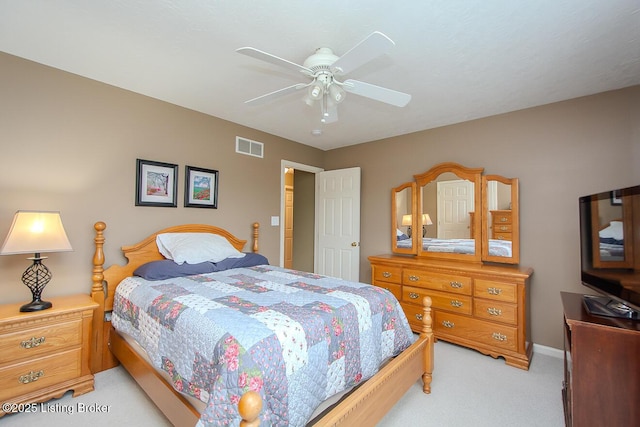 13811 Forest Bend Cir, Louisville, KY 40245 - bedroom with light carpet and ceiling fan