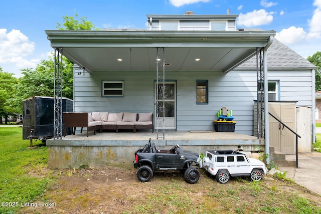 523 Fenley Ave, Louisville, KY 40222 - rear view of property featuring outdoor lounge area