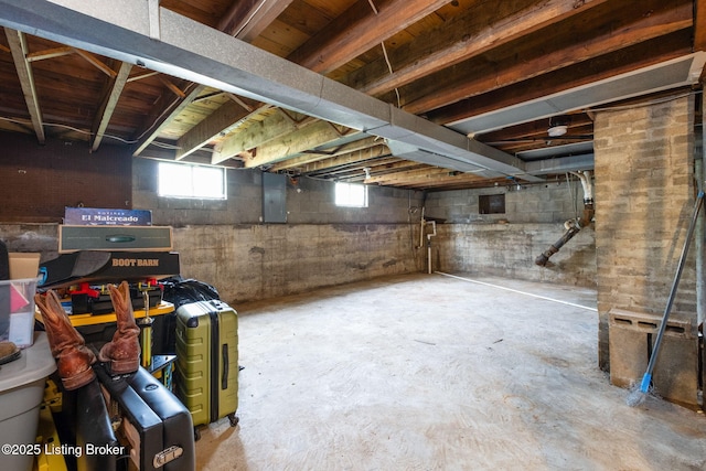 523 Fenley Ave, Louisville, KY 40222 - below grade area featuring electric panel
