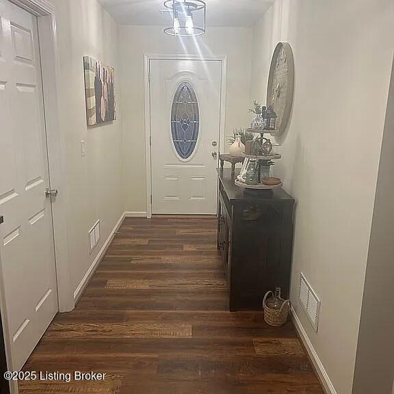 192 Patrum Sisters Way, Danville, KY 40422 - entryway featuring dark wood-style floors and baseboards