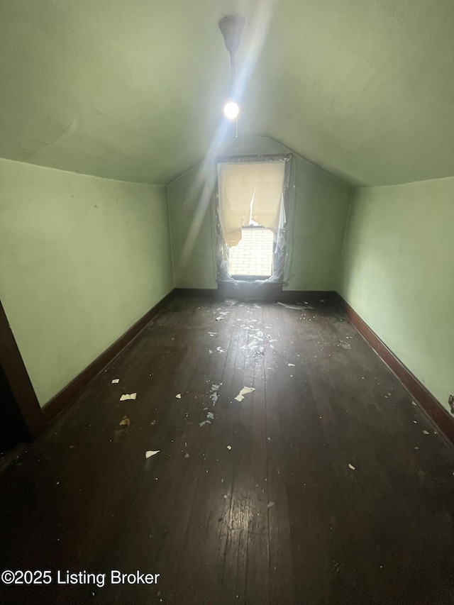322 N 32nd St, Louisville, KY 40212 - bonus room with hardwood / wood-style floors and vaulted ceiling