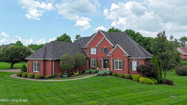 3221 Overlook Ridge Rd, Prospect, KY 40059 - traditional home with brick siding and a front lawn