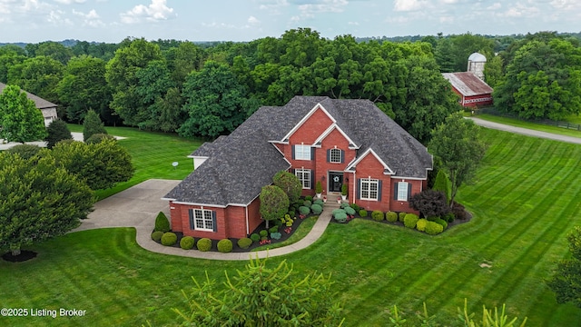 3221 Overlook Ridge Rd, Prospect, KY 40059 - aerial view of property and surrounding area