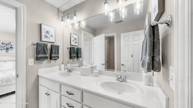 3221 Overlook Ridge Rd, Prospect, KY 40059 - ensuite bathroom with double vanity and a shower