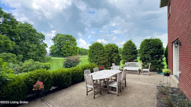 3221 Overlook Ridge Rd, Prospect, KY 40059 - view of patio featuring outdoor dining area