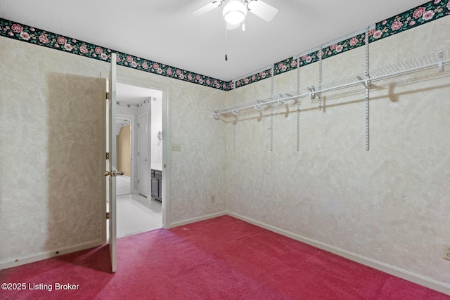 8001 Port Royal Ct, Louisville, KY 40291 - unfurnished room featuring carpet flooring and a ceiling fan