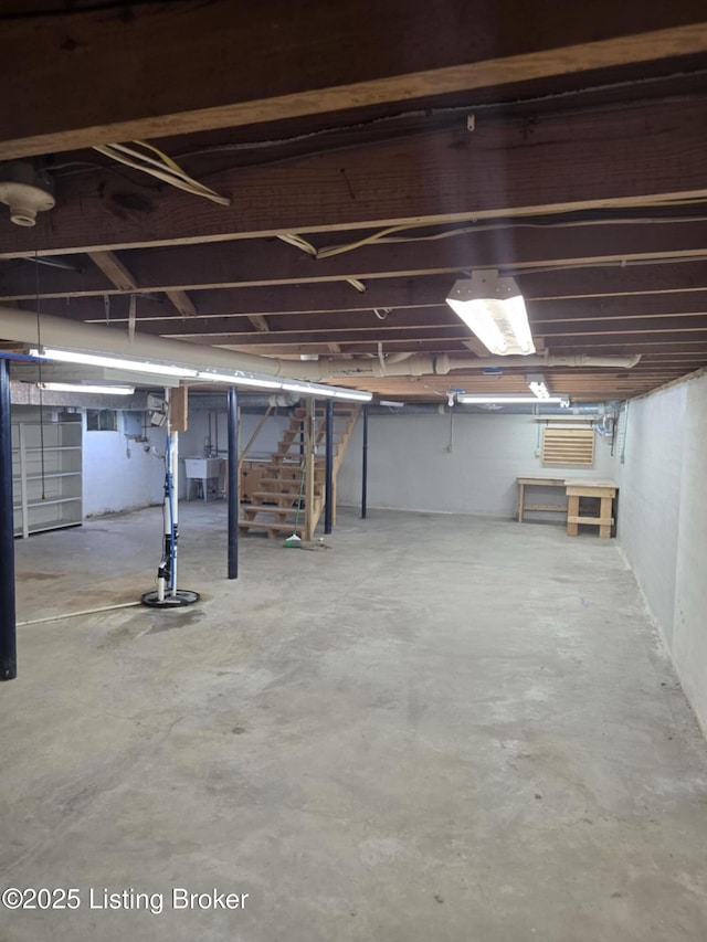 5019 S Wilson Rd, Elizabethtown, KY 42701 - view of unfinished basement