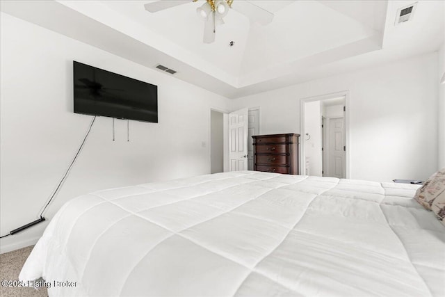 9311 Artis Way, Louisville, KY 40291 - bedroom with carpet, ceiling fan, and ensuite bath