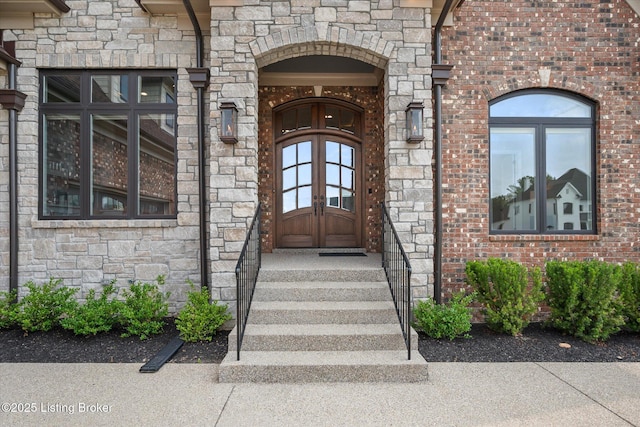 6511 Rosecliff Ct, Prospect, KY 40059 - property entrance with stone siding